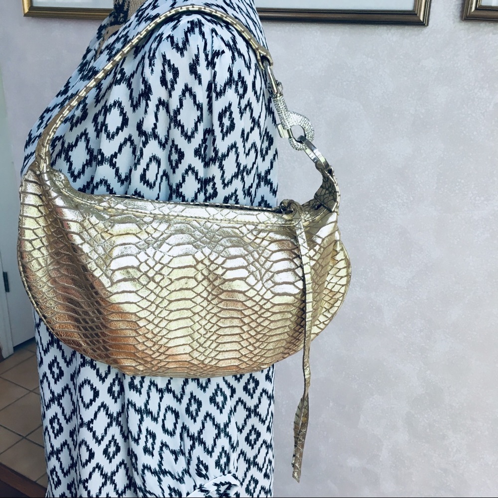 🌹NWOT Jophiel Design Gold Metallic Handbag🌹